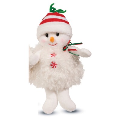 Snow Boy Puff Snowman 8 inch Holiday Stuffed Animal by Douglas Cuddle Toys (686   